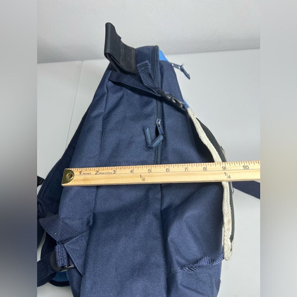 Rugged Gear Blue Multipackets Backpack - Picture 4 of 7